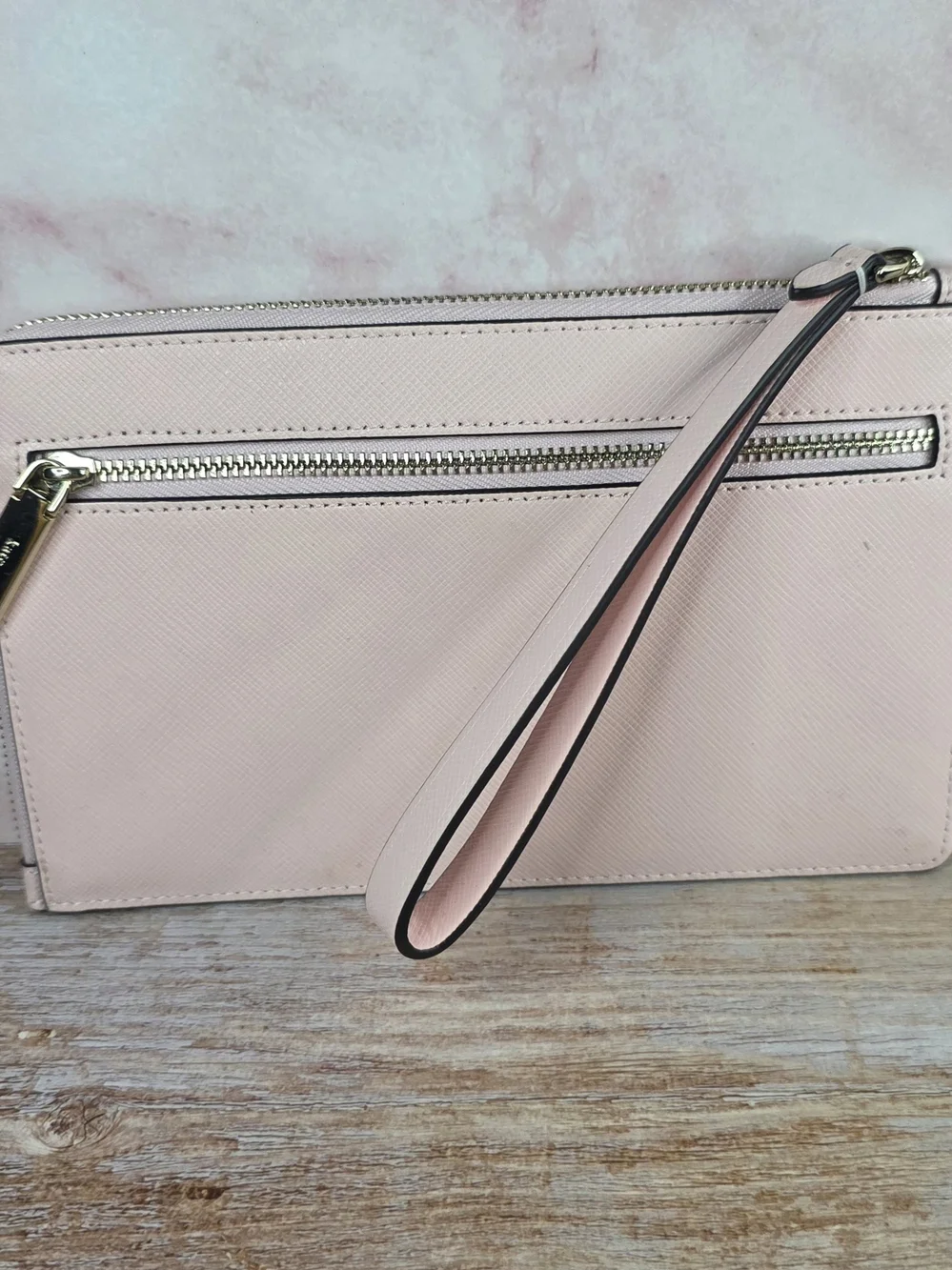 kate spade Saffiano leather wristlet